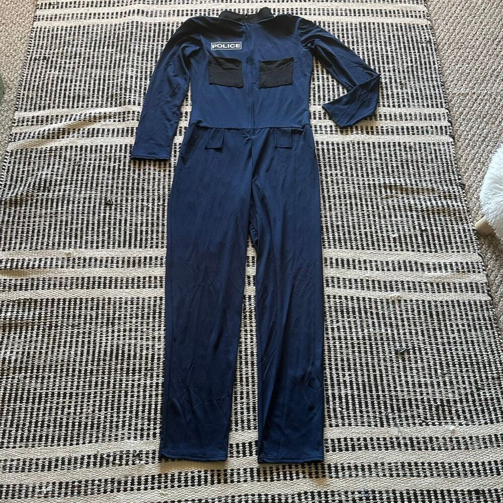 No Brand Size M/L Navy blue Police costume for women Jumpsuit